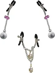 SM Bondage Sexy nipple clamp labia clamp combination set nipple bell pendant adult sex tool couple passion sm game sex toy