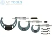 Mitutoyo Outside Micrometers - Metric 0 - 75mm (3 Piece Set) 103-927-10 Genuine