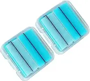 WOFASHPURET Self Adhesive Lash Strips Lash Adhesive Strips for False Eyelashes 2 Boxes 80pcs Each