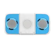 Wireless Charging Mobile Phone Holder Mobile Power 10000mah Bluetooth Speaker Multi-function Mini Charging Treasure-Blue
