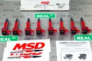Msd Ignition Coils Blaster Series Red 8-Pack Fits Toyota Lexus 4.7L V8 1998-2010 (for: Lexus)