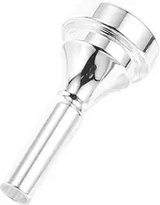 LIGHTAOTAO Metal Cornet Mouthpiece for Beginners Labor Saving Design Compatible with Various Cornets Durable Brass Construction for Practice and Performance