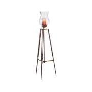 Lirash Tripod Candle Holder Floor Stand with Glass Globe Lamp