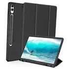 Slim Case for Samsung Galaxy Tab S9 + / S9 FE 12.4Inch with S Pen Holder, Black