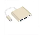 Usb c HDMI Type c Hdmi mac 3.1 Converter Adapter Typec to hdmi HDMI/USB 3.0/Type-C Aluminum For Apple Macbook adapter