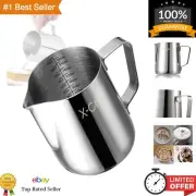 Durable Milk Frothing Pitcher - 580ml with Internal Measurements for Accuracy