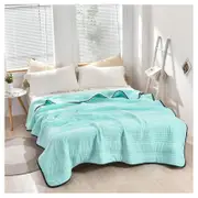 The Ultra Cooling Blanket For Full & Twin Beds Ultra Soft Washable Blankets For Adults Kids Water Green 100x150