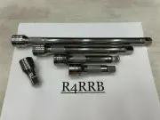Snap-on Tools USA NEW 5pc 1/2" Drive Knurled Chrome Socket Extension Set 305ASX