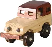 Vintage Car Model Wooden Ornament Sculpture Desk Figure Miniature Automobile Collectible Vehicle Figurine for Son Lovers Him, Style B