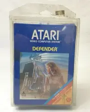 New Defender Atari 2600 CX2609 w/Comic 1982 Unopened Sealed Plastic Shelf Wear