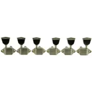 Kluson 3+3 Vintage Series Waffleback Tuners KVDW-3-NM Nickel Keystone