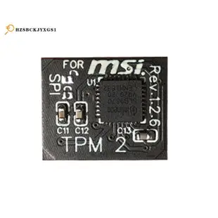 MSI Tpm 2.0 加密安全模塊遠程卡 12 針 SPI TPM2.0 微星主板安全模塊