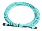 MTP 100Gb 50/125 OM3 Multimode Fiber Cable Plenum OFNP 24 Fiber 6M F/F Type B