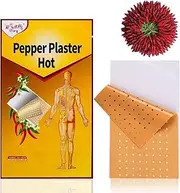 [ifory] 10 Pcs Capsaicin Patch Relief for Arthralgia, Back Pain, Stiff Shoulder, Muscular Pain (3.94"×7.09"), Porous Capsicum Plaster Capsicum Patches with Waterproof and Flexible