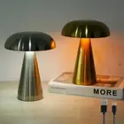AU Mushroom Table Lamp Portable Cordless LED Desk Light USB Rechargeable gbth