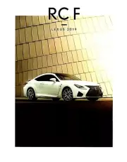 2019 LEXUS RC-F SPORT COUPE—33 PAGE U.S. SALES BROCHURE—NEW
