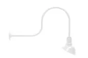 AGB102-AA7-WHITE Angled Reflector Sign Lighting Gooseneck RLM Kit BARN LIGHTS