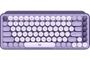 Logitech POP KEYS Wireless Mechanical Keyboard Lavender Cosmos