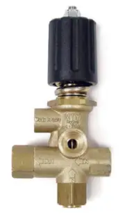 Suttner MG4000 Unloader Valve, 10 GPM, 4500 PSI, Black, With Knob