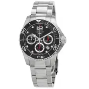 Original Longines Hydroconquest Chronograph Automatic Black Dial Unisex Watch L37834566