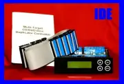 NEW!! 1-11 target IDE DVD CD duplicator controller with cables and booklet.