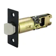 Design House 779330 2-Way Adjustable Square Corner Passage Latch - Black