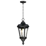 Maxim Lighting Sentry 1-Light Outdoor Hanging Pendant, Black - 3058WGBK