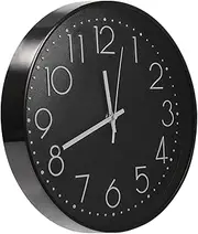 HAWILLOSCH Analog Wall Clock Led Digital Display Large Mute Clock for Living Room Bedroom Office Modern Style Decor