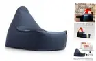 Bean Bag Chair Cover (No Filler) Storage Solution Lazy Sofa Beanbag Chairs Blue