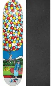 101 Boards Skateboards Balloons 8.5" Skateboard Deck + griptape