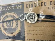 Alex & Ani Silver Claddagh Black Kindred Cord Bracelet NWT Love Loyalty Friend