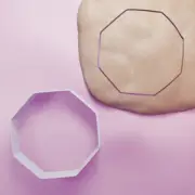 Octagon Shape Cookie Cutter - Biscuit Cutter - Baking - 3 Sizes