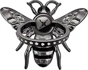 TACOMEGE Bee Cell Phone Ring Holder Gift for Girls Women, Crystal Finger Ring Kickstand Compatible with Smartphone, Tablet, E-Reader (Black)