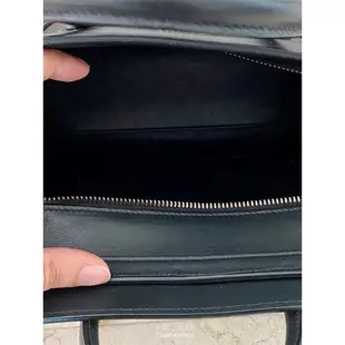 二手精品 Celine nano Luggage 微笑包 囧包 附斜背帶 黑色168243