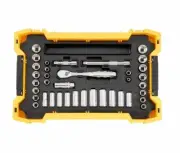 DEWALT 3/8 in. Drive Socket Set with Toughsystem 2.0 Tray (37-Piece) DWMT45400
