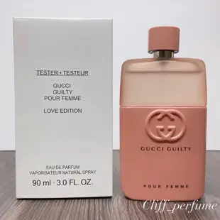 【克里夫香水店】Gucci 罪愛蜜戀女性淡香精90ml (Tester)