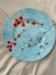 222 Fifth Fantasy Blue salad plate