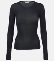 [Fforme] Fforme Ames sheer silk-blend top AU 14 blue