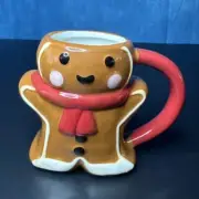 Target Wondershop Gingerbread Man Mug 14.8 ounce Christmas Earthenware Large