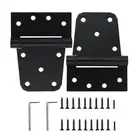 HOME MASTER HARDWARE Self-Closing Spring Gate Hinge 3-1/2" Heavy Duty Automat...