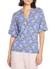 Nic+Zoe Ocean Jewel Top