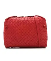 Zippered crossbody bag One size Red