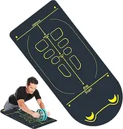 Gym Equipment Mat-Ab Low Exercise Equipment for Gym Equipment-Raw Wheel Mat Insulation-Abdomen, Yoga, Pilates-Up Fit for Mat