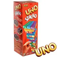 在飛比找蝦皮購物優惠-正版現貨【小辣椒正版益智遊戲】Mattel UNO Stac