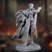 Post-Apocalyptic Female Gunslinger Mini | By Dungeons and Maidens