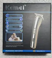 Rechargeable Kemei KM-418 Electric Cordless Hair Clipper Beard Mustache Trimmer