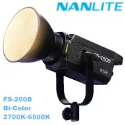 NANLITE FS-200B Bi-Color Led Video Light COB Strobe Flash Lamp 2700K-6500K 200W