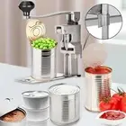 Manual Table Can Opener Rustproof Stable Base Adjustable for Home Restaurant