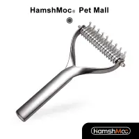 在飛比找蝦皮商城優惠-HamshMoc寵物開結梳 按摩梳 脫毛除毛梳 寵物理毛器具