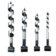 10/20/25/30mm Auger Bit Set 65# High Carbon Steel for Drilling Woods Outdoor